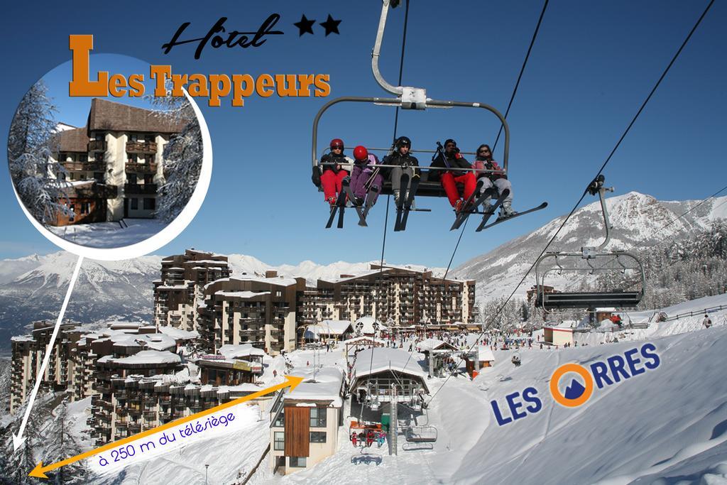 Hotel Les Trappeurs Les Orres Ngoại thất bức ảnh